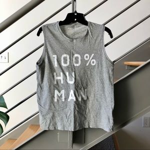 Everlane 100% Human Unisex Muscle Tank